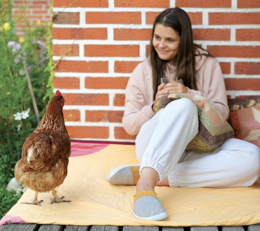 Dámské vlněné barefoot bačkory WASI žluté